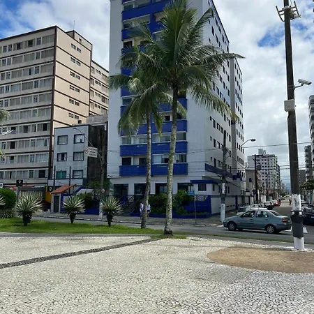 Guilhermina Pe Na Areia Vista Espetacular Praia Grande  Exterior photo